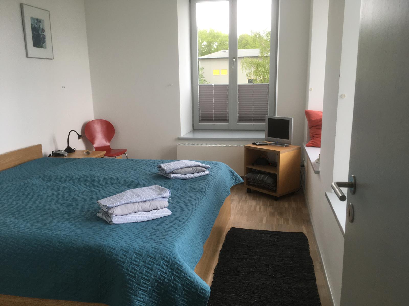 Wohnzimmer der Ferienwohnung mit Ostseeblick
